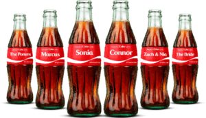 Mass customization - Personnalisation de masse - Coca-Cola example