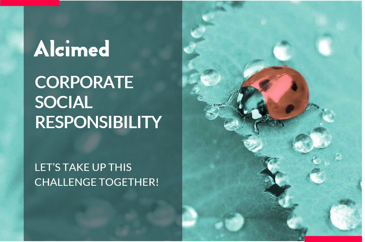 RSE - Responsabilité Sociale de l'Entreprise offre Alcimed. CSR - Corporate Social Responsibility offer.