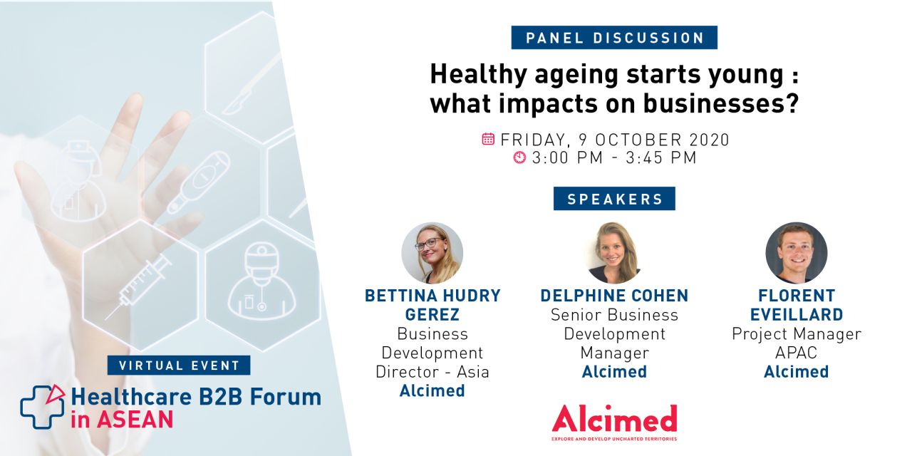 Alcimed will held a panel discussion on Healthy Aging in Asia, organized by the French Chamber of Commerce of Singapore.