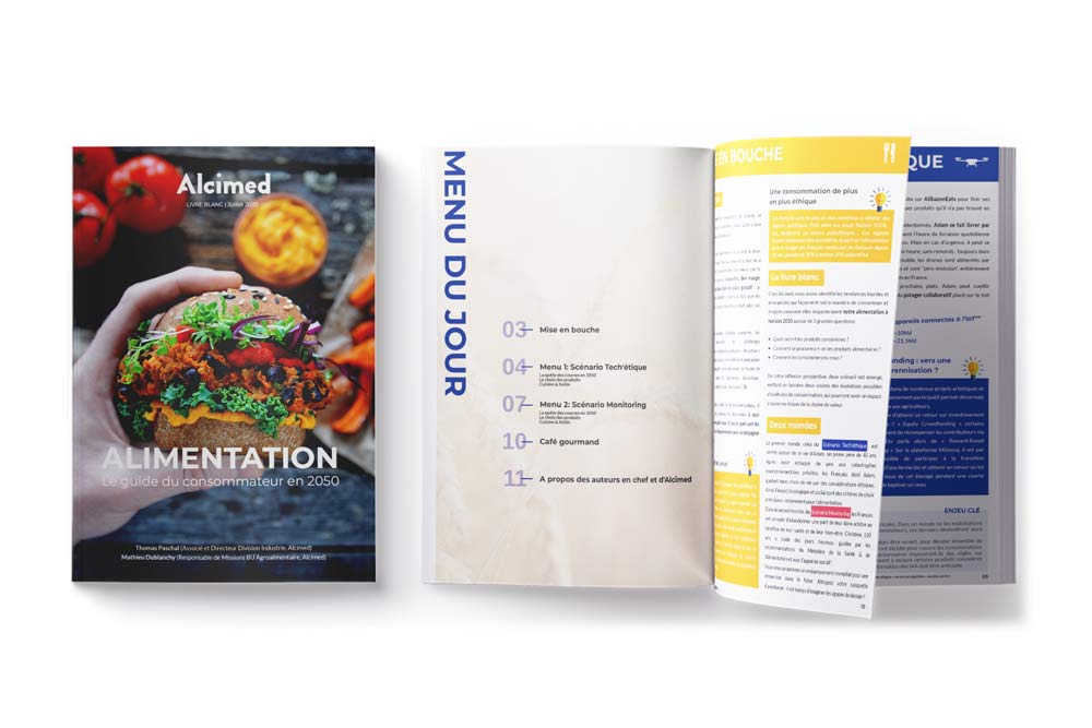 Alimentation 2050 : le guide du consommateur en 2050 pour l'industrie agroalimentaire agrifood par Alcimed
